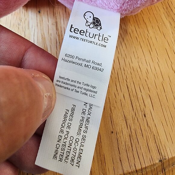 TeeTurtle Aqua/Pink The Original Reversible Octopus Plushie Stuffed Animal Toy - Picture 5 of 11